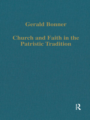 cover image of Church and Faith in the Patristic Tradition